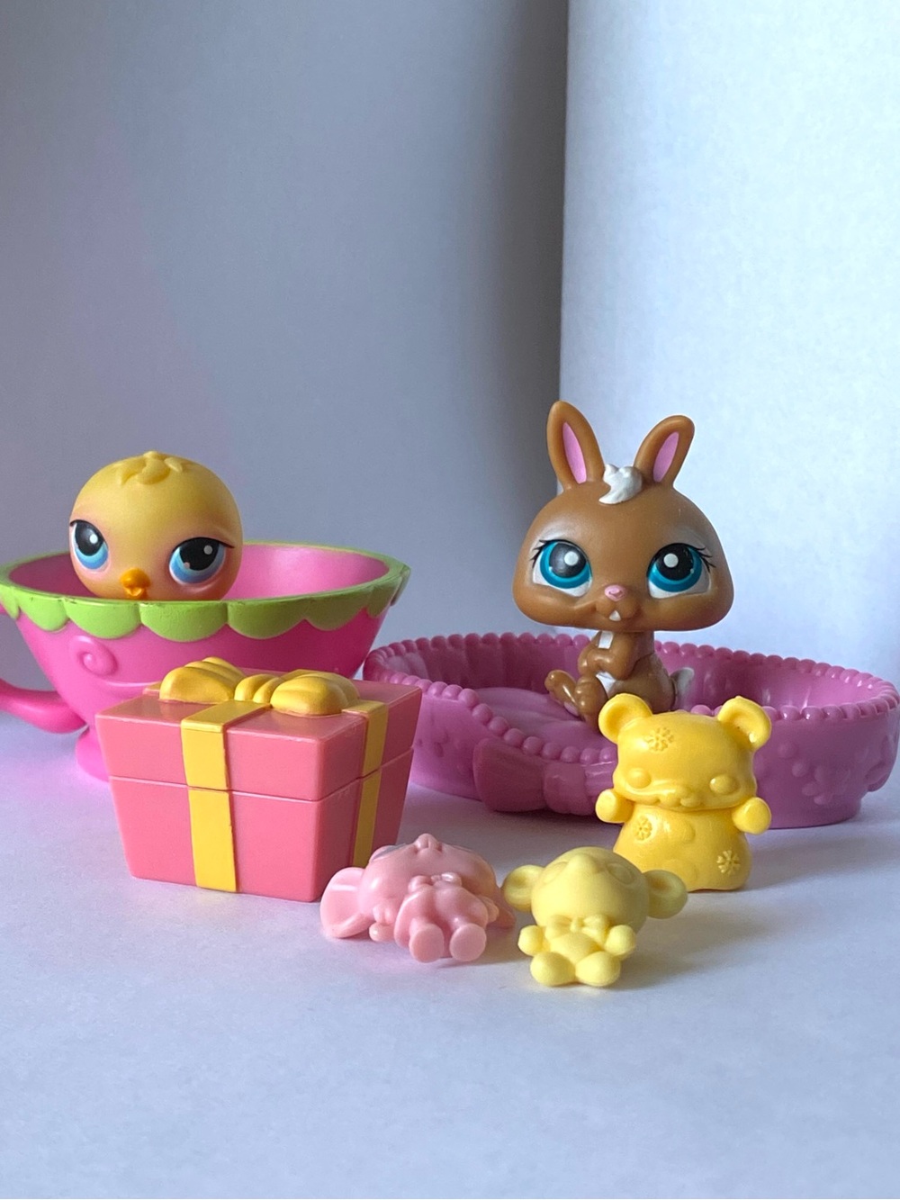 Littlest Pet Shop LPS Bunny and Chick Lot